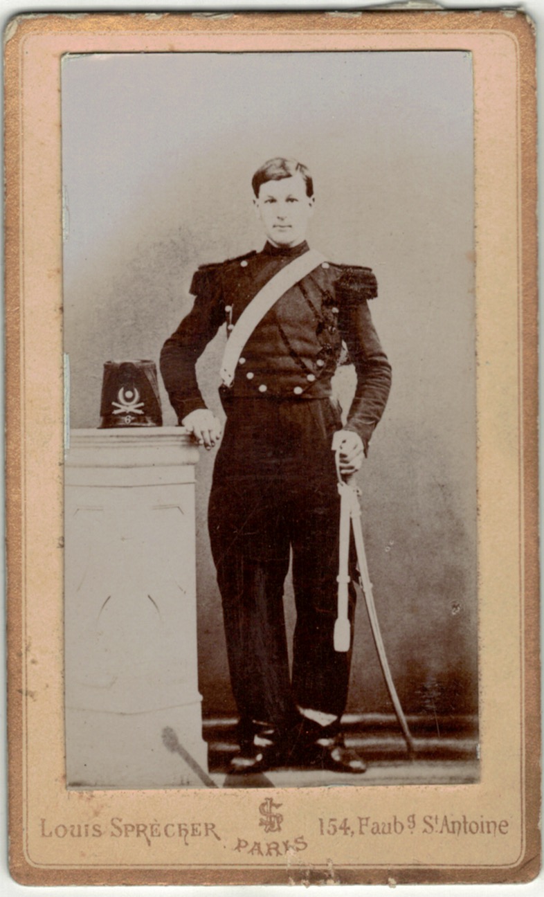 CDV Soldat Français - Artilleur - Uniforme - 2nd empire - Sabre - Shako - 6 régiment d'artillerie