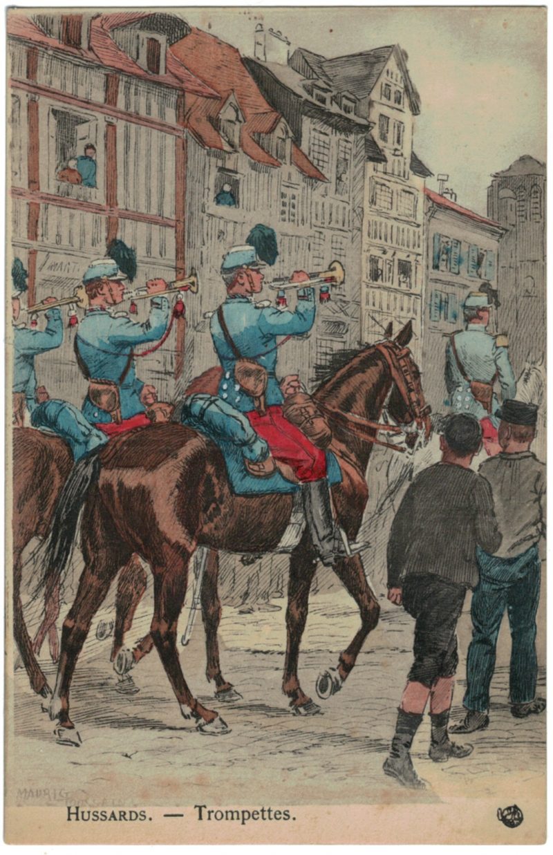 Série 2 Cartes Postale - Maurice Toussaint - Hussards 14/18 - Uniforme - 3ème République - Cavalerie