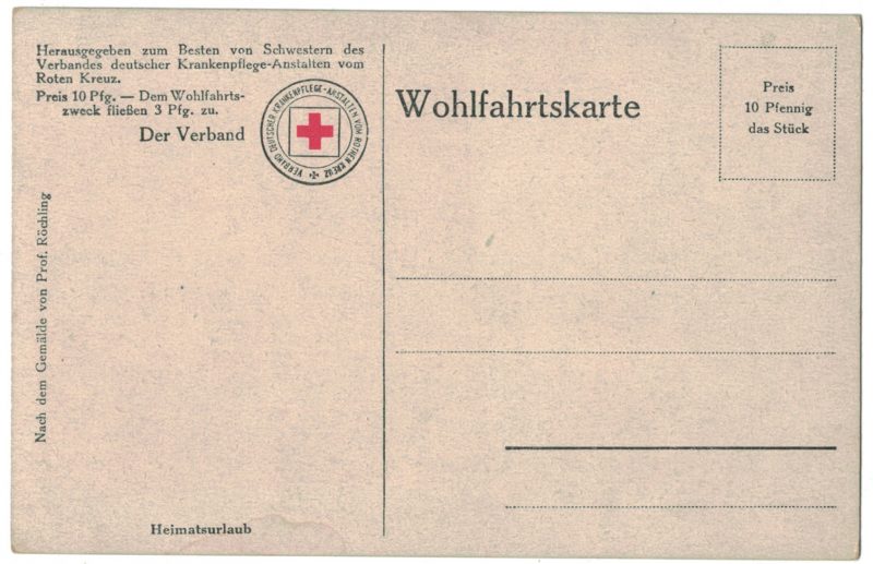 Série 7 Cartes Postale - Armée Allemande en campagne - 14/18 - Uniforme - Bivouac - Croix Rouge - Roten Kreuz