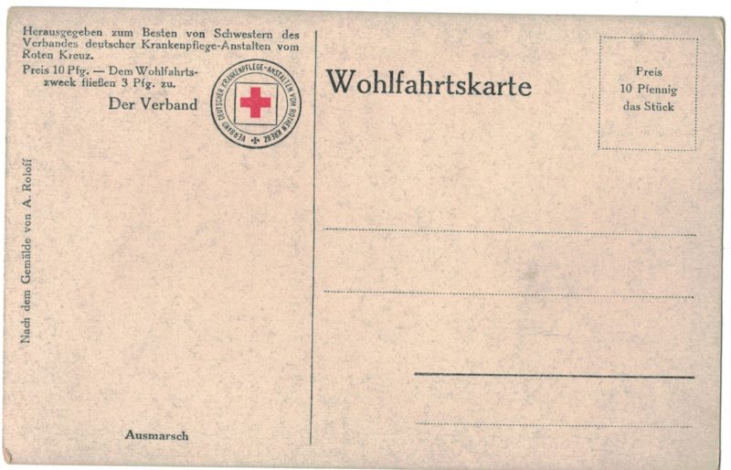Série 7 Cartes Postale - Armée Allemande en campagne - 14/18 - Uniforme - Bivouac - Croix Rouge - Roten Kreuz