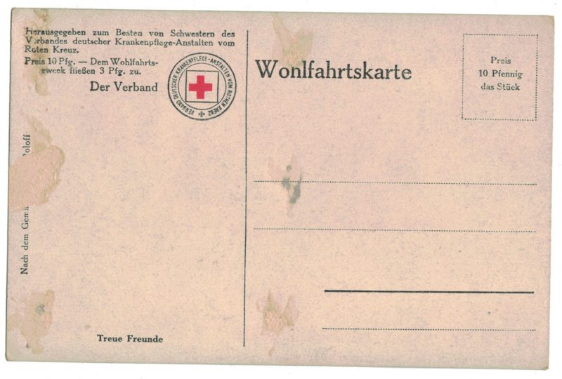 Série 7 Cartes Postale - Armée Allemande en campagne - 14/18 - Uniforme - Bivouac - Croix Rouge - Roten Kreuz