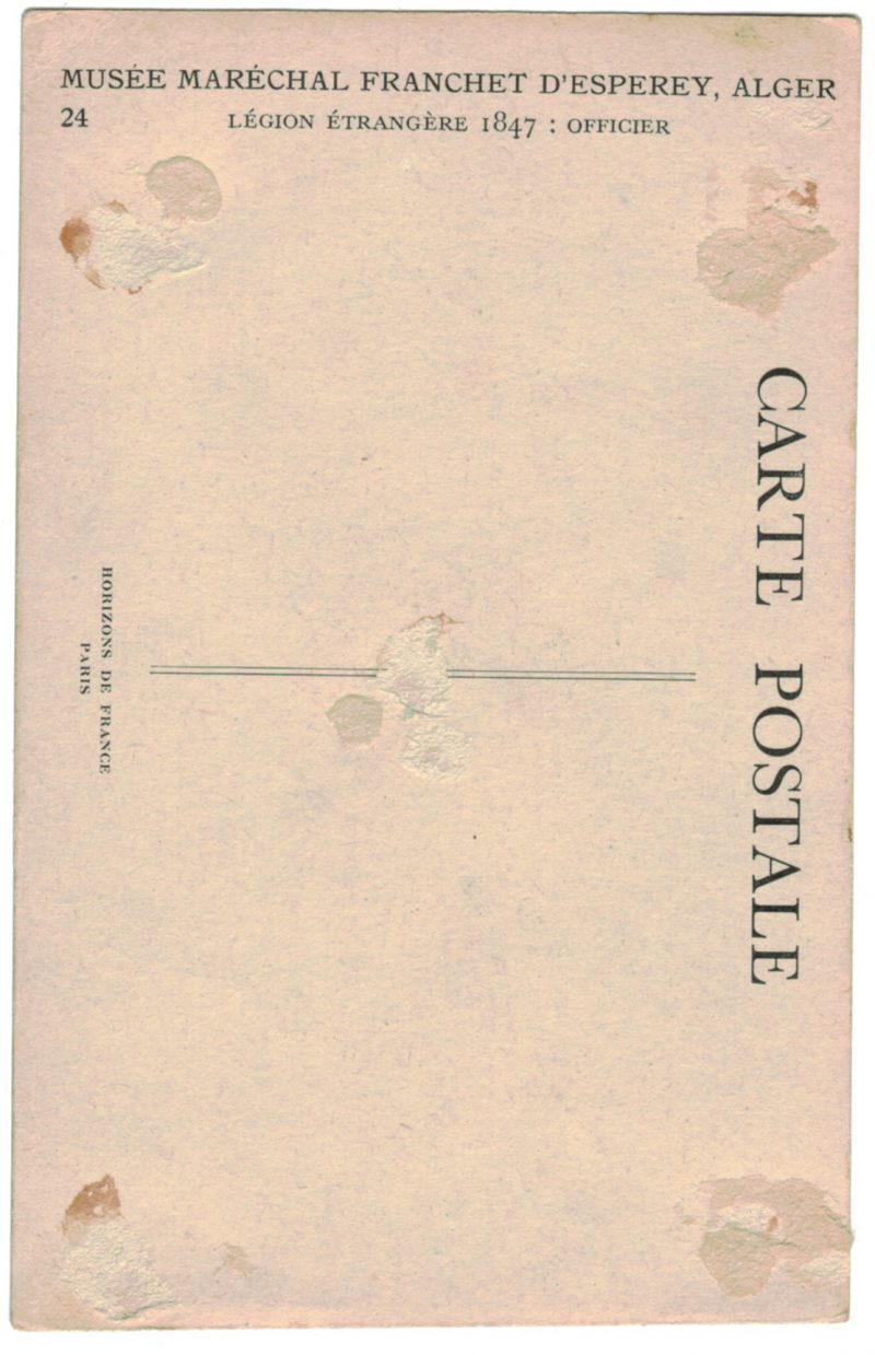 Série 19 Cartes Postale - Armée Française en campagne Algerie - MUSEE MARECHAL FRANCHET D'ESPEREY ALGER