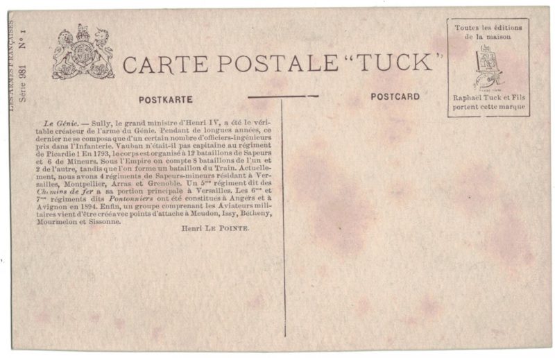 1 Carte Postale - Armée Française en campagne - 14/18 - Uniforme - Bivouac - Chasseurs à Pied - Editions Tuck
