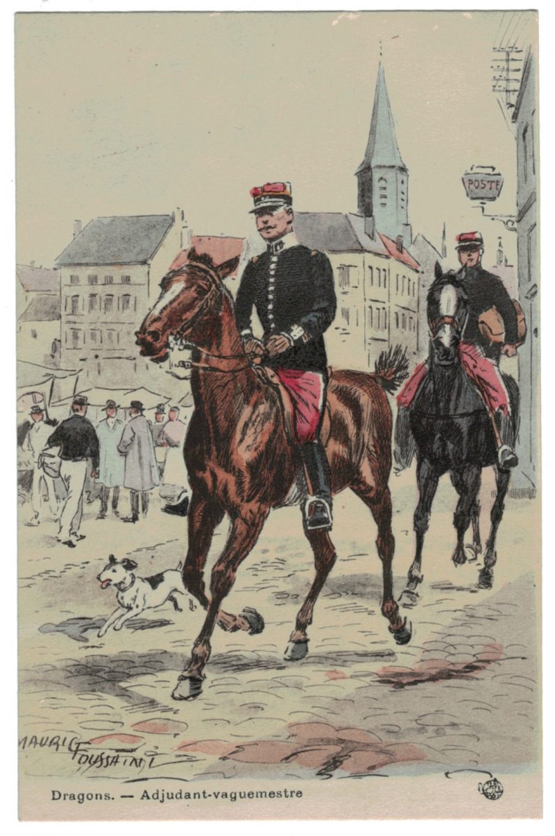 Série 8 Cartes Postale - Maurice Toussaint - Dragons 14/18 - Uniforme - 3ème République - Cavalerie