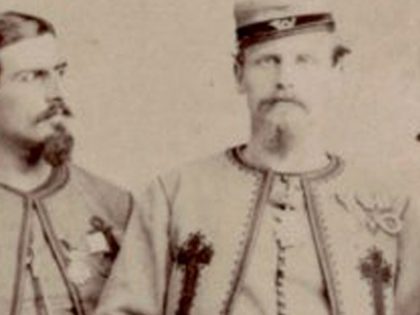 Zouaves Pontificaux et Volontaires de l’Ouest. Cartes de visite 1861 / 1871. Photographies anciennes.