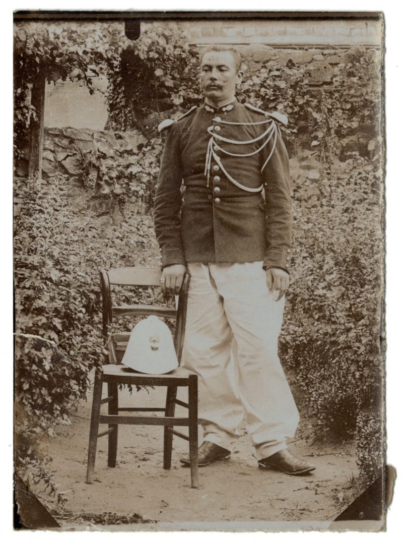 Photo papier originale - Gendarmerie - Orient - Coloniale - Fourragère - 1898 / 1900