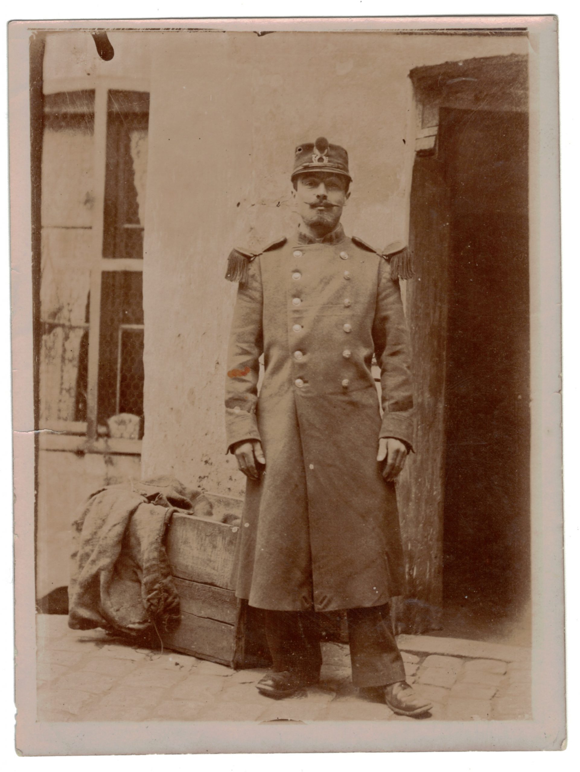 Photo papier originale - Infanterie / Chasseur - 1898 / 1900 - Uniforme - 3èm République - France