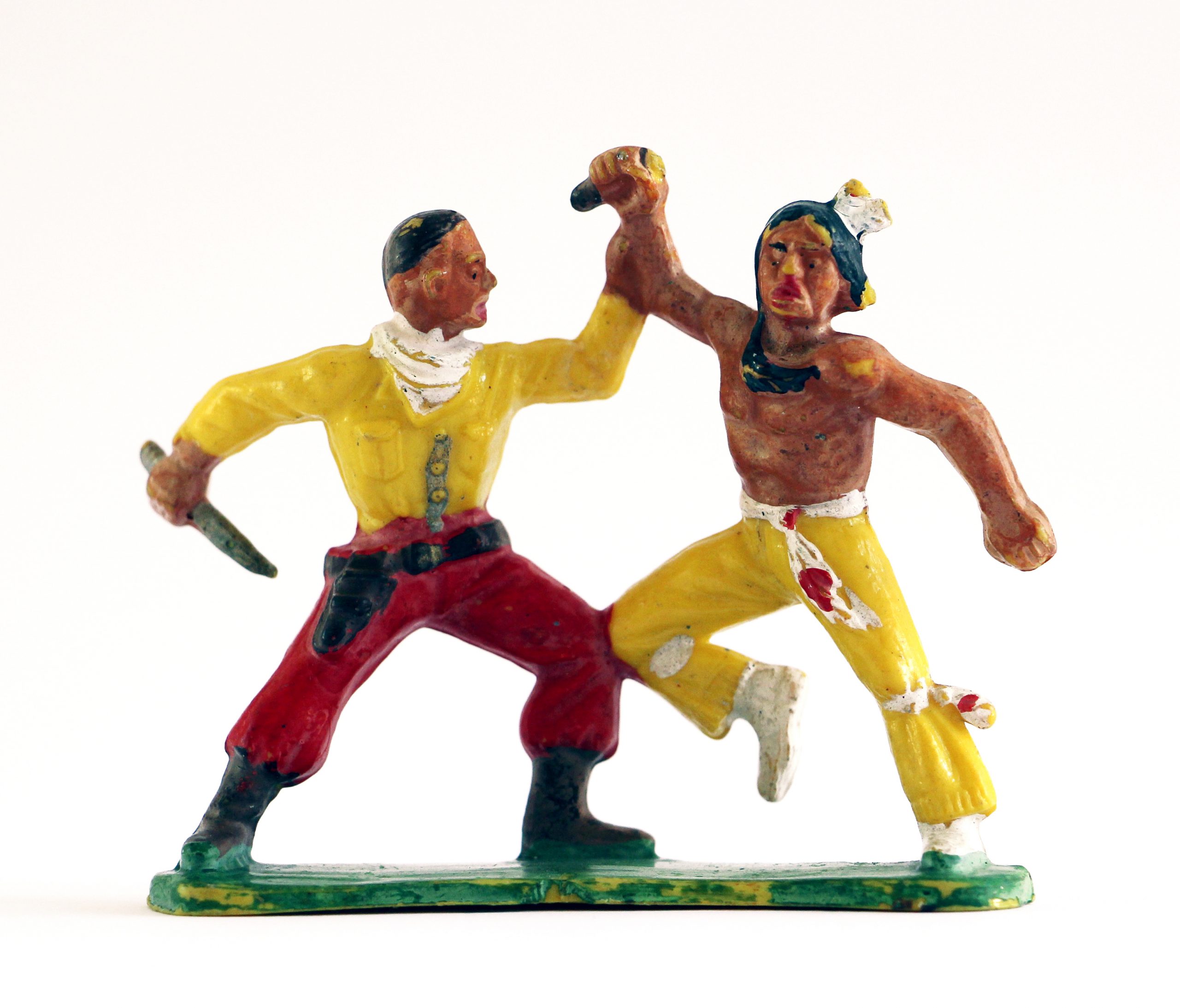 Figurine Starlux Indien Tam Tam Plaine Cowboy Combat