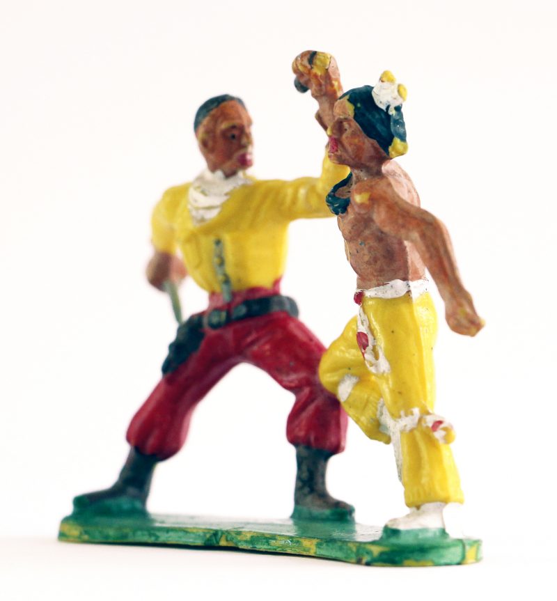 Figurine Starlux Indien Tam Tam Plaine Cowboy Combat