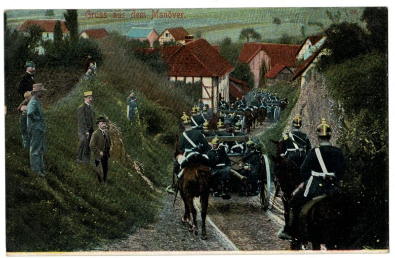 Série 45 Cartes Postale - Armée Allemande - Uniforme XIX - Guerre 14/18 - Campagne - Bivouac - Manoeuvre