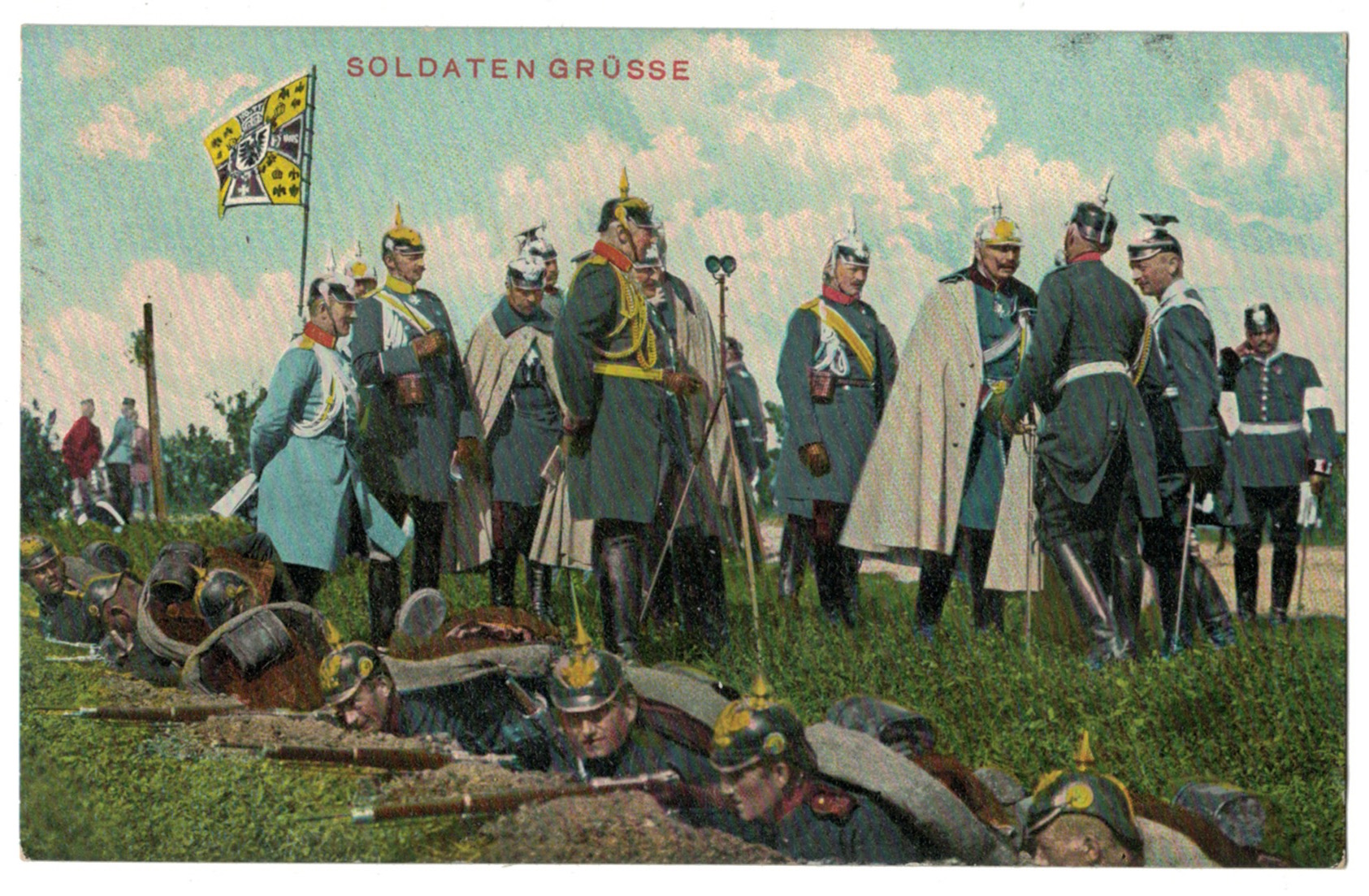 Série 45 Cartes Postale - Armée Allemande - Uniforme XIX - Guerre 14/18 - Campagne - Bivouac - Manoeuvre