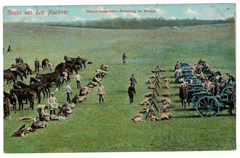 Série 45 Cartes Postale - Armée Allemande - Uniforme XIX - Guerre 14/18 - Campagne - Bivouac - Manoeuvre