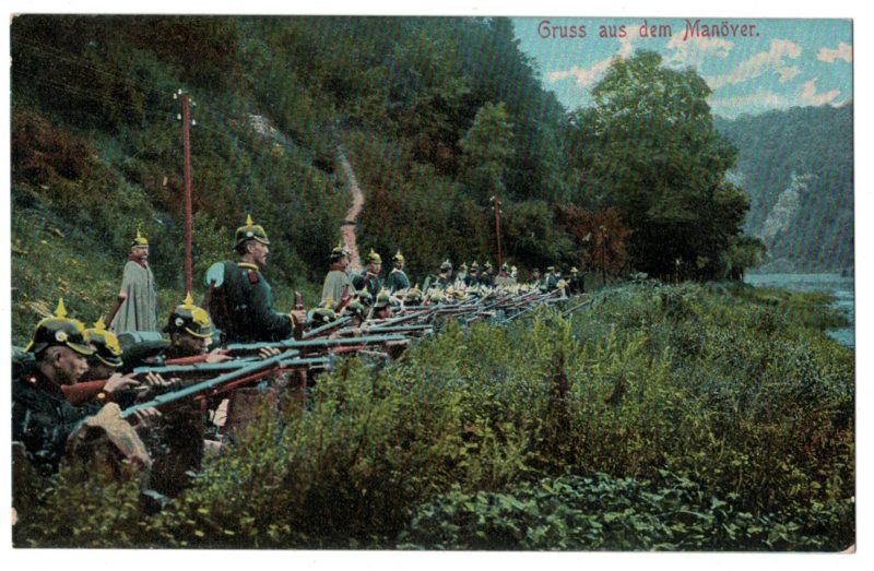 Série 45 Cartes Postale - Armée Allemande - Uniforme XIX - Guerre 14/18 - Campagne - Bivouac - Manoeuvre