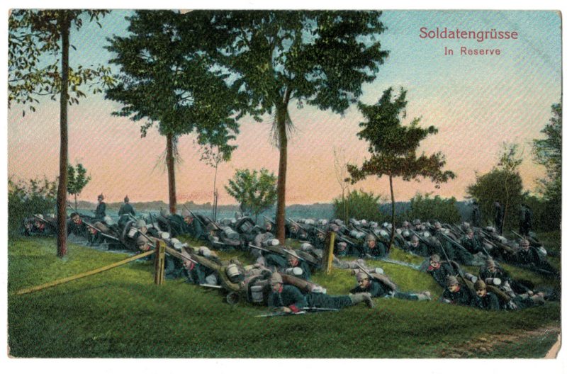 Série 45 Cartes Postale - Armée Allemande - Uniforme XIX - Guerre 14/18 - Campagne - Bivouac - Manoeuvre