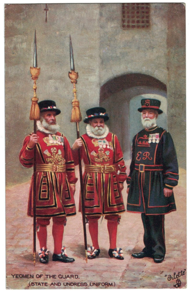 Série 12 Cartes Postale - Armée Anglaise - Uniforme XIX - Guerre 14/18