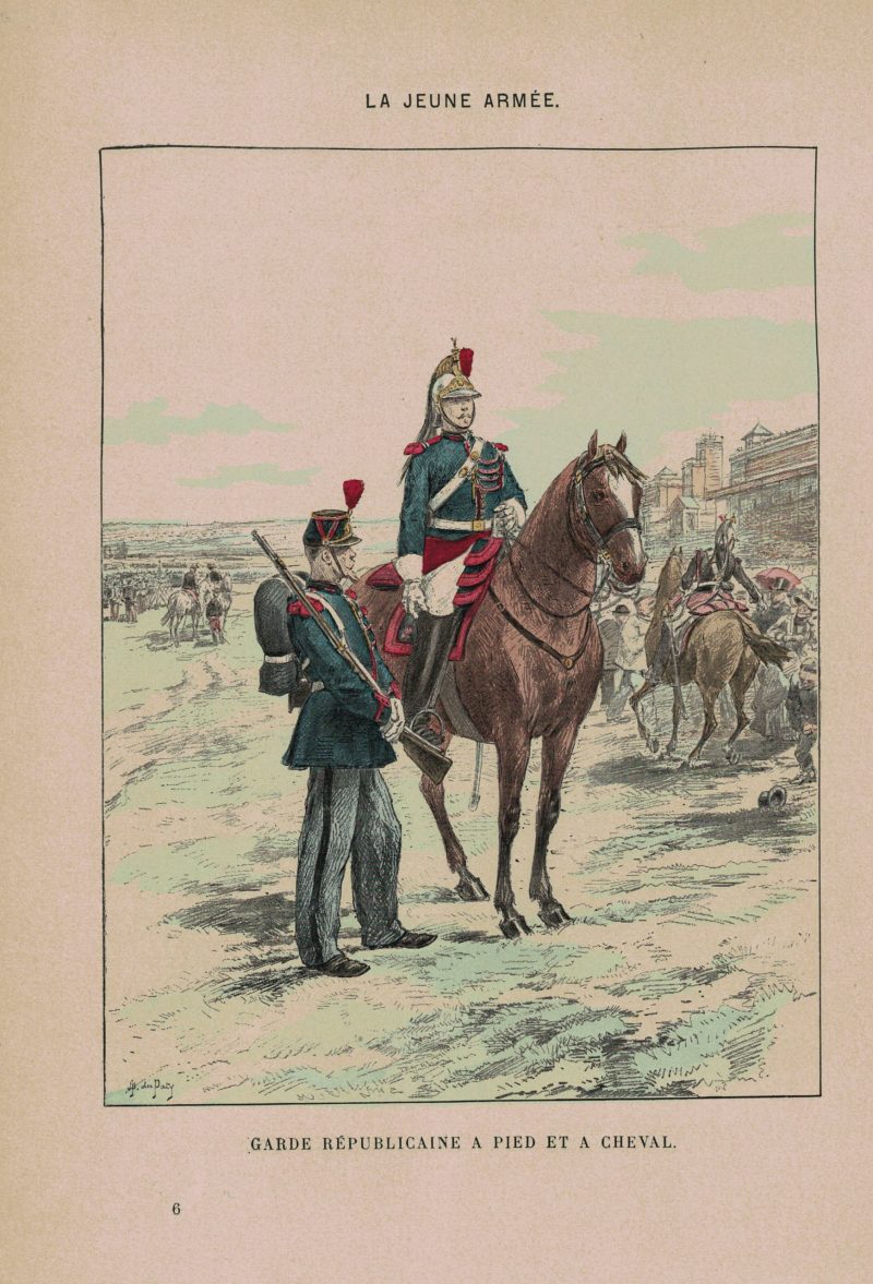 Armée Française 3ème République - La jeune armée - Illustrations Uniforme - Soldat - 1898