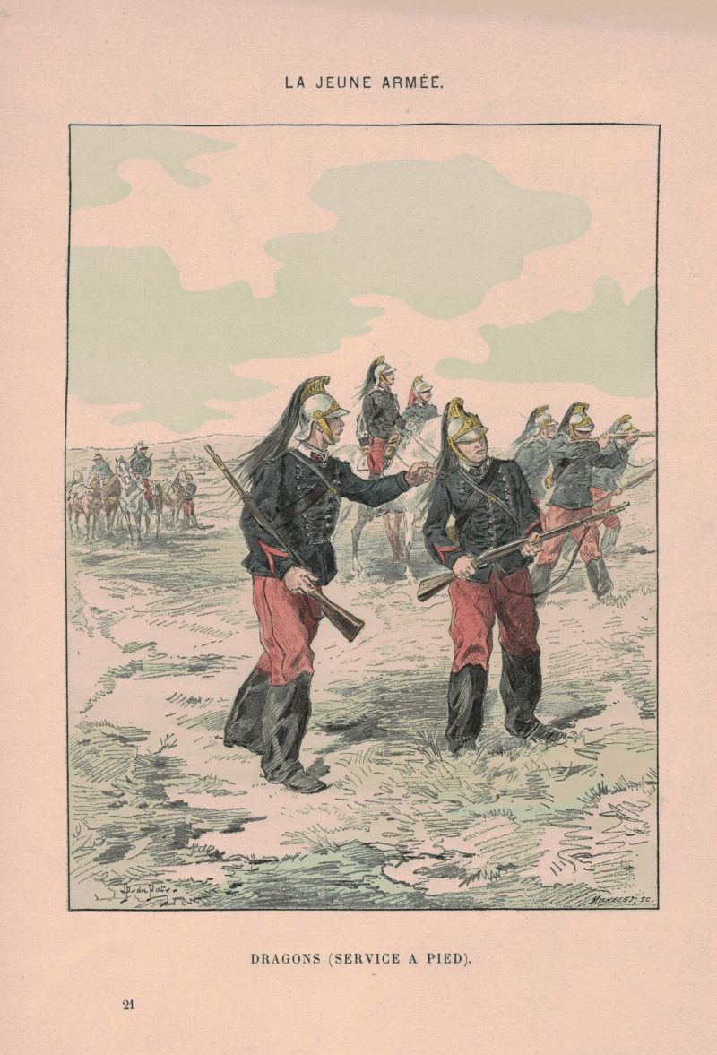 Armée Française 3ème République - La jeune armée - Illustrations Uniforme - Soldat - 1898