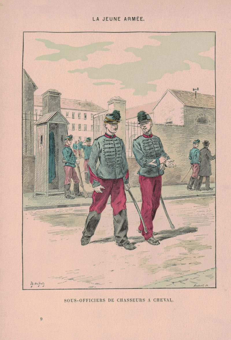 Armée Française 3ème République - La jeune armée - Illustrations Uniforme - Soldat - 1898