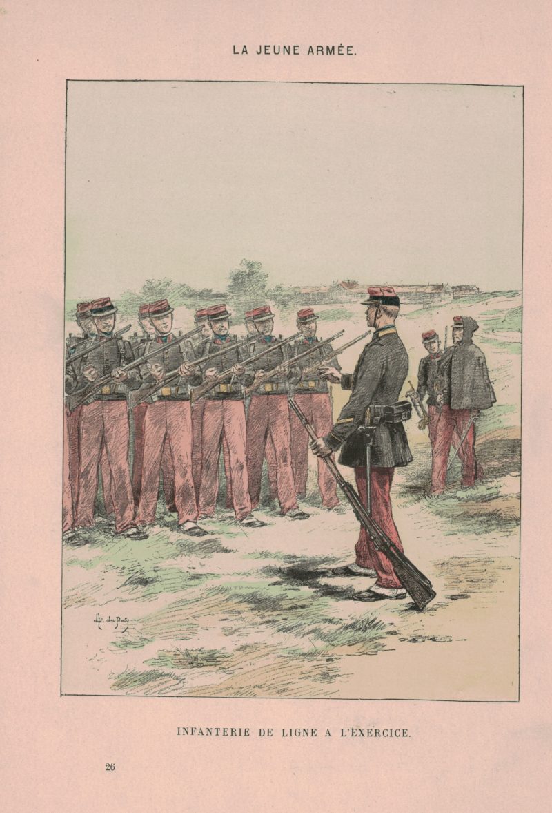 Armée Française 3ème République - La jeune armée - Illustrations Uniforme - Soldat - 1898