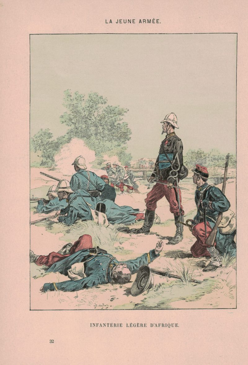 Armée Française 3ème République - La jeune armée - Illustrations Uniforme - Soldat - 1898