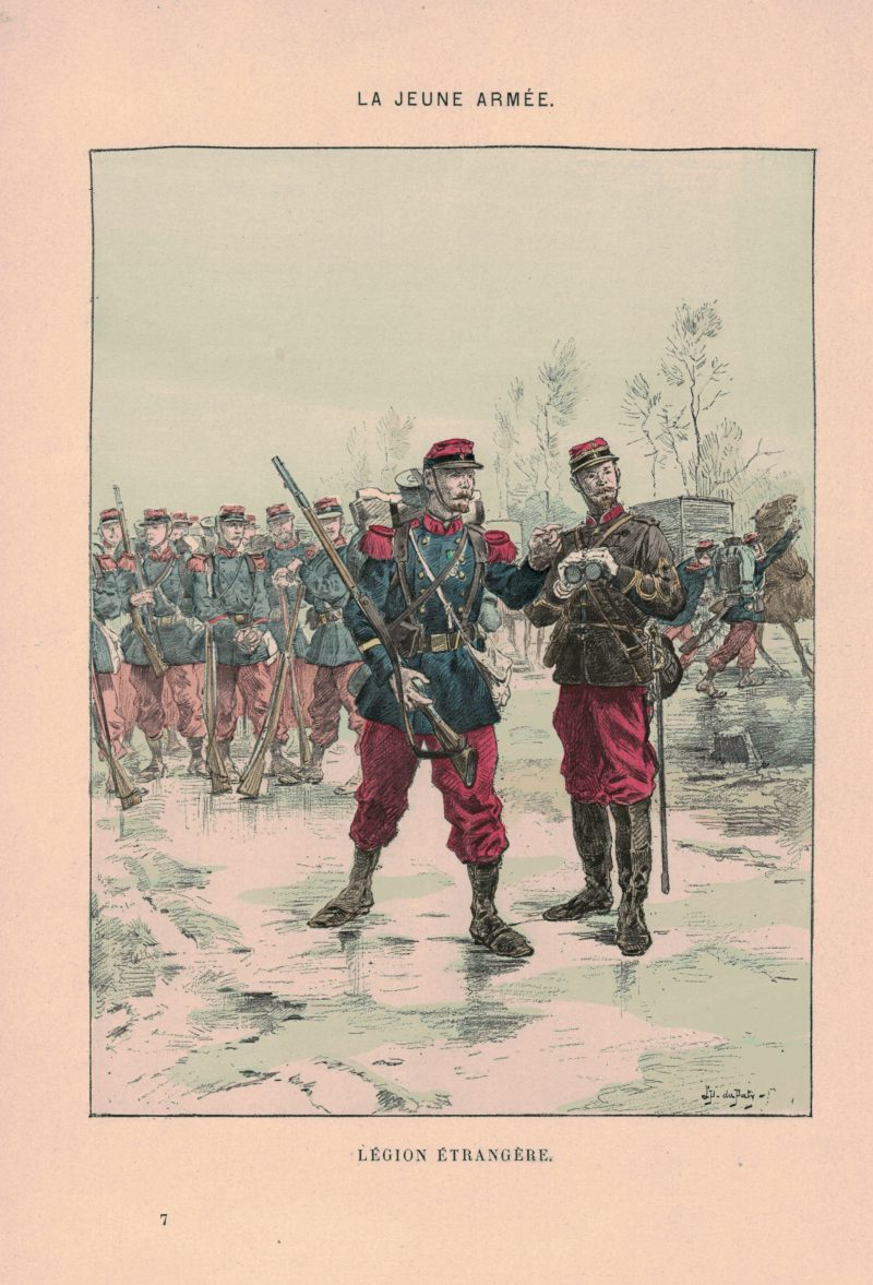 Armée Française 3ème République - La jeune armée - Illustrations Uniforme - Soldat - 1898