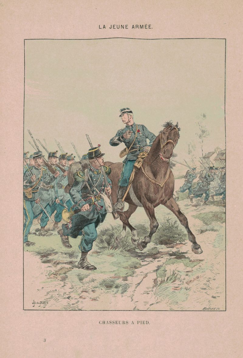 Armée Française 3ème République - La jeune armée - Illustrations Uniforme - Soldat - 1898