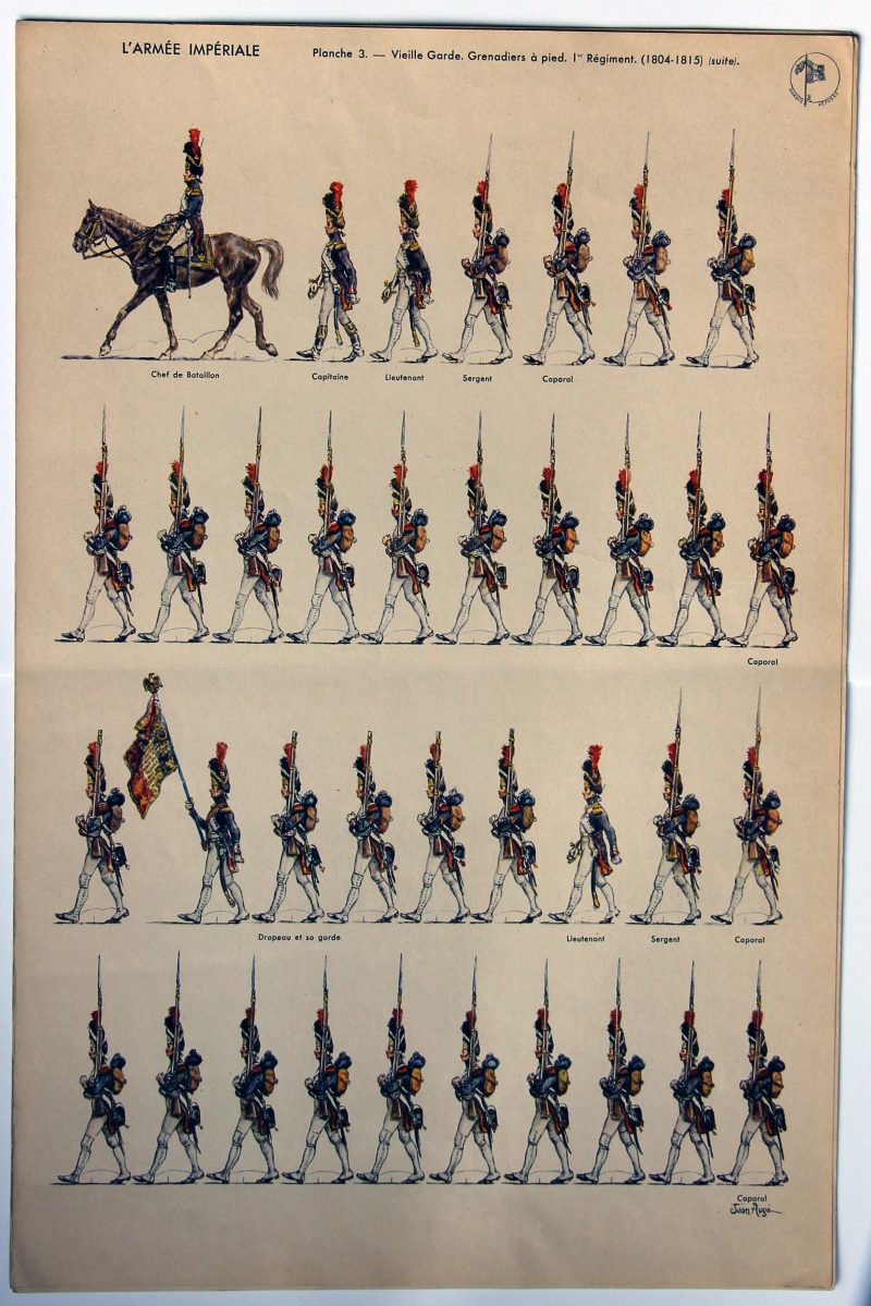 Petits Soldats - L'armée Impériale - 1804-1815 - Jean Augé- 8 Planches complet - Editions Jean Augé - Empire - Napoléon