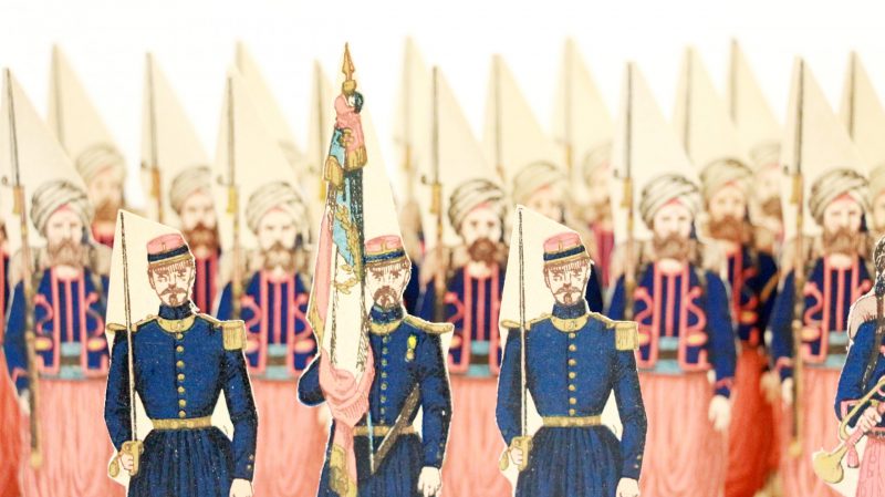 31 Petits Soldats de Strasbourg - Zouaves de Ligne 1872 - Planche Fischbach - Uniforme - 3ème République