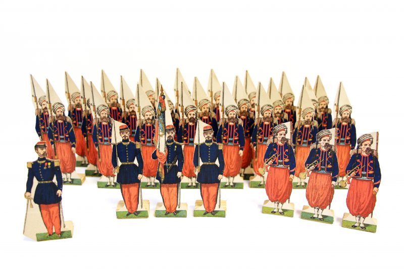 31 Petits Soldats de Strasbourg - Zouaves de Ligne 1872 - Planche Fischbach - Uniforme - 3ème République