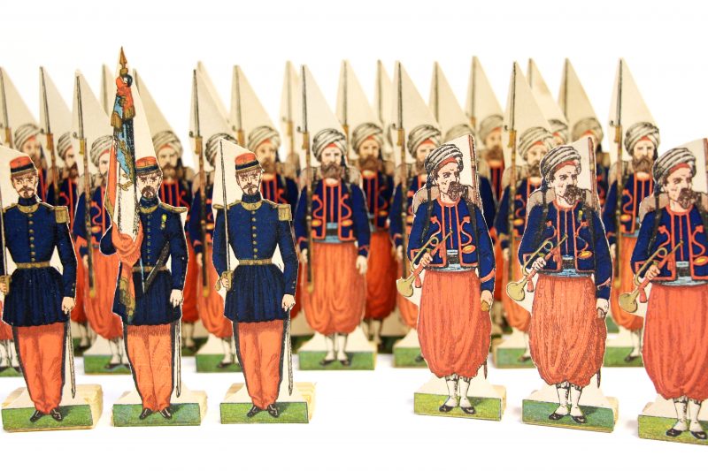 31 Petits Soldats de Strasbourg - Zouaves de Ligne 1872 - Planche Fischbach - Uniforme - 3ème République