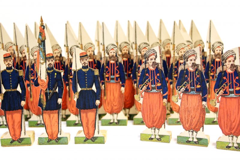31 Petits Soldats de Strasbourg - Zouaves de Ligne 1872 - Planche Fischbach - Uniforme - 3ème République