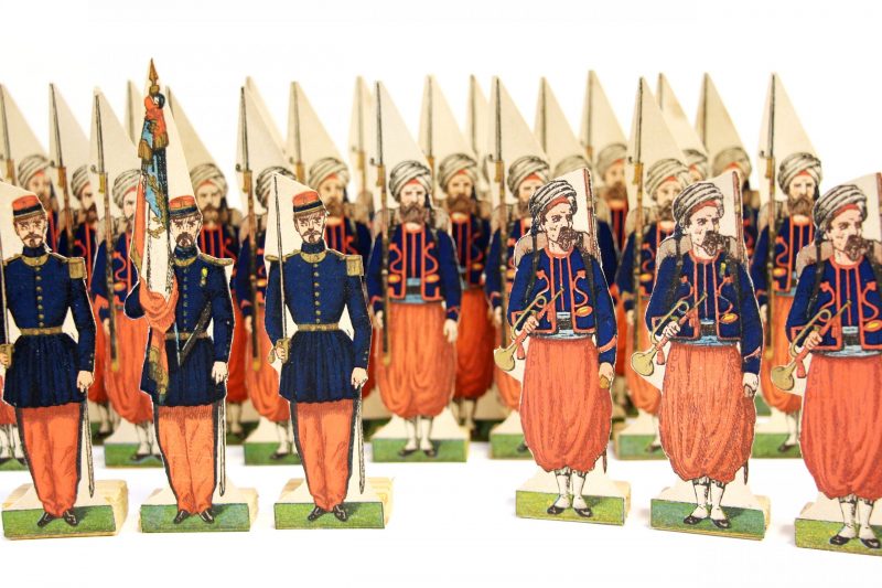 31 Petits Soldats de Strasbourg - Zouaves de Ligne 1872 - Planche Fischbach - Uniforme - 3ème République