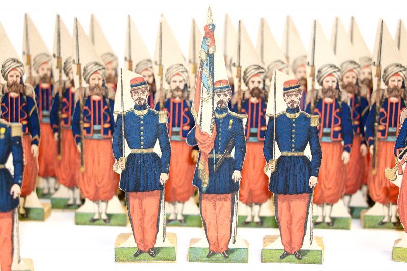 31 Petits Soldats de Strasbourg - Zouaves de Ligne 1872 - Planche Fischbach - Uniforme - 3ème République