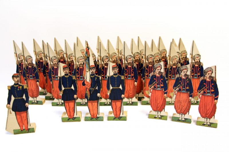 31 Petits Soldats de Strasbourg - Zouaves de Ligne 1872 - Planche Fischbach - Uniforme - 3ème République