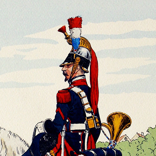 Musicien du 10e Cuirassier 1842 - Lucien Rousselot - Le Passepoil