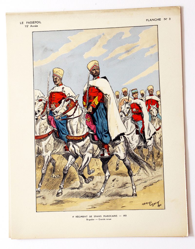 4 Régiment de Spahis Marocains - Maurice Toussaint - Le Passepoil