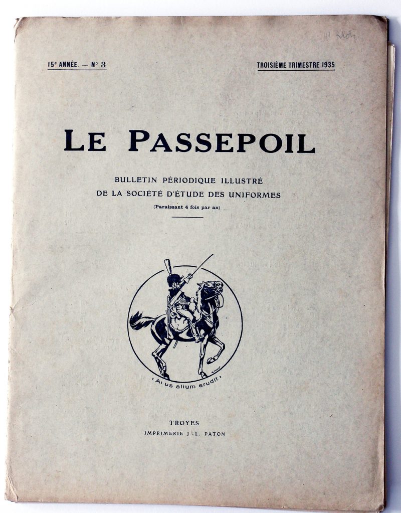 Le passepoil année 1935 complète - 15 année N°3 - Bucquoy - Uniformes Armée Française