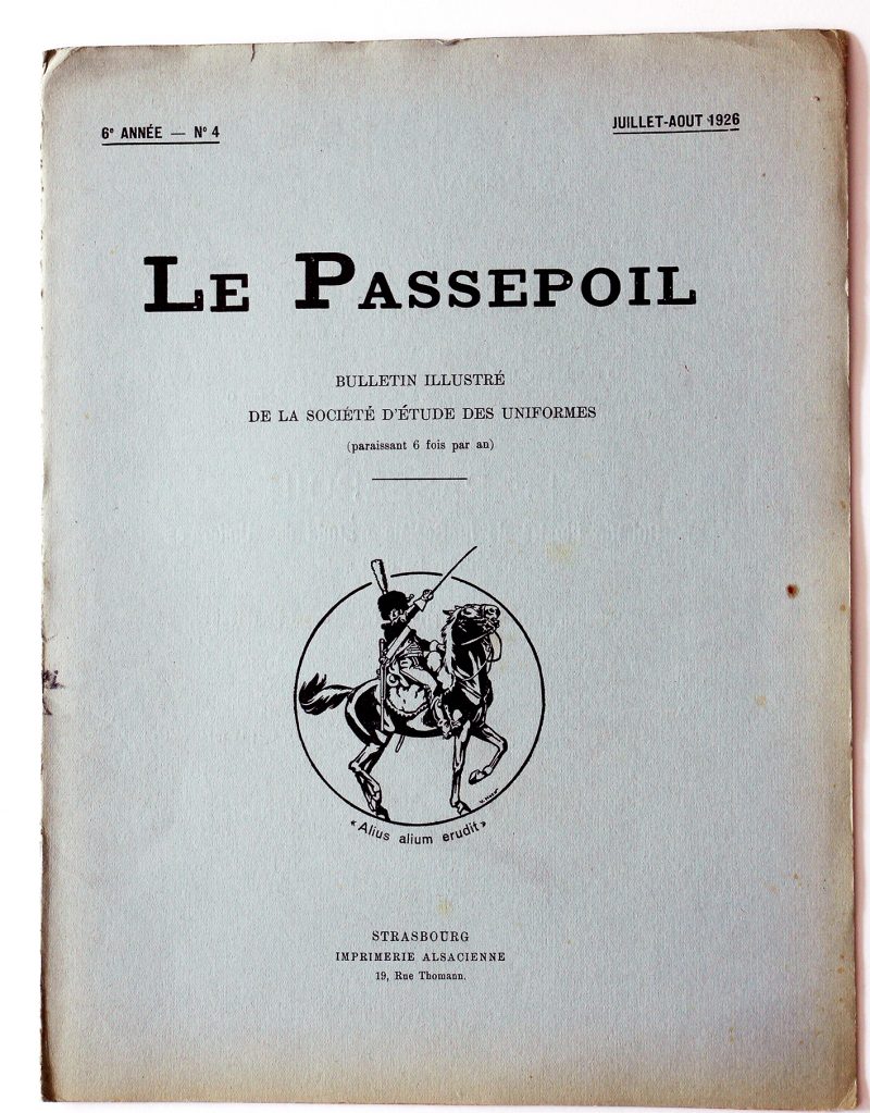 Le passepoil année 1926 complète - 6 année N°4 - Bucquoy - Uniformes Armée Française