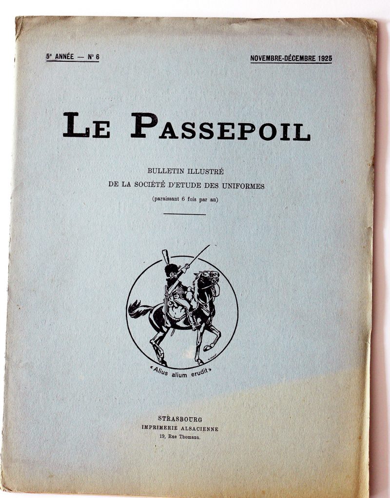 Le passepoil année 1925 complète - 5 année N°6 - Bucquoy - Uniformes Armée Française