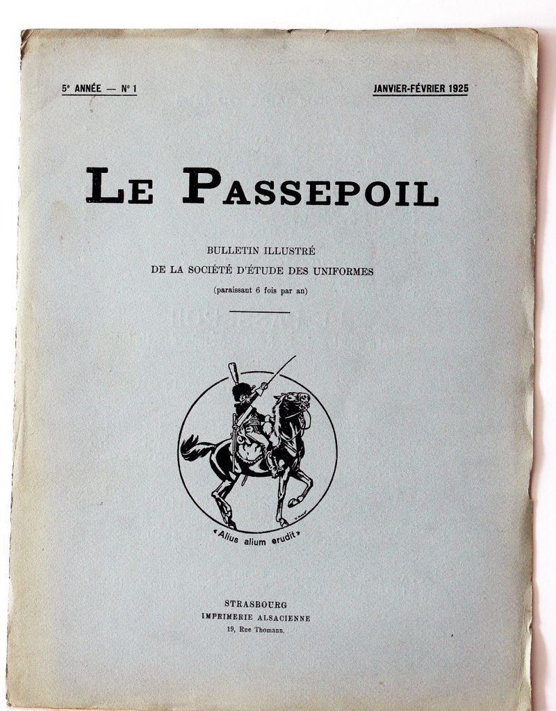 Le passepoil année 1925 complète - 5 année N°1 - Bucquoy - Uniformes Armée Française