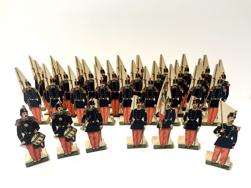 Petits Soldats de Strasbourg - Infanterie de Ligne 1872 - Planche Fischbach - Uniforme - 3eme Republique