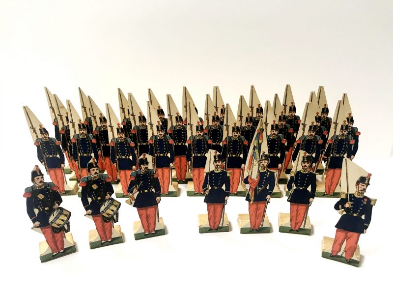 Petits Soldats de Strasbourg – Infanterie de Ligne 1872 – Planche Fischbach – Uniforme – 3ème République Petits Soldats de Strasbourg - Infanterie de Ligne 1872 - Planche Fischbach - Uniforme - 3eme Republique