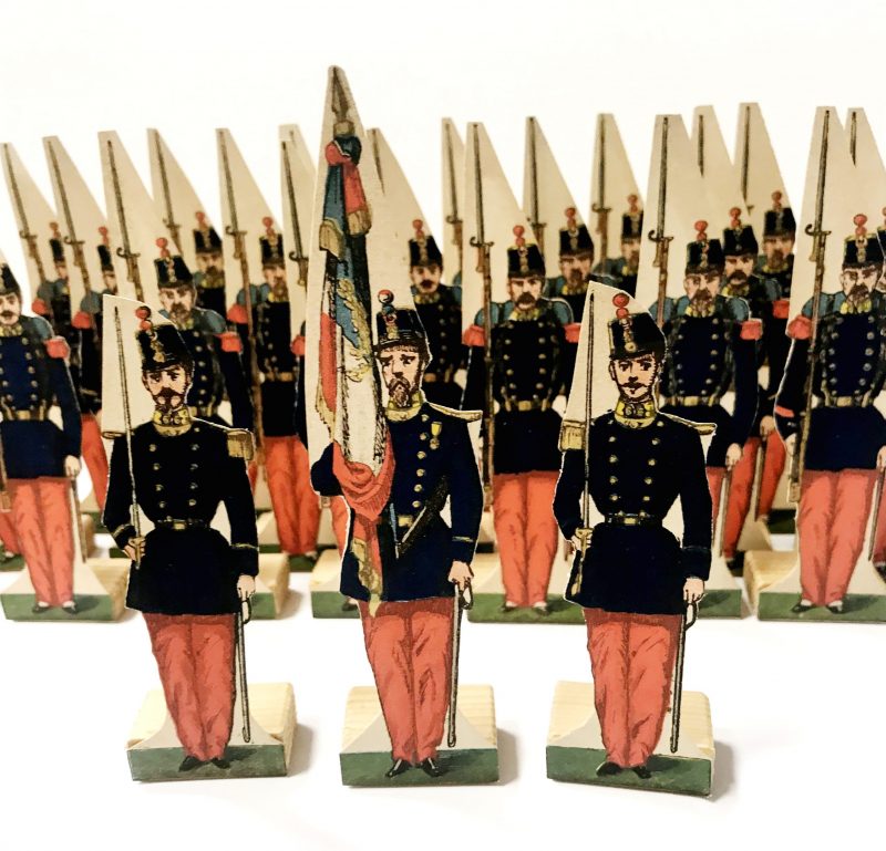 Petits Soldats de Strasbourg - Infanterie de Ligne 1872 - Planche Fischbach - Uniforme - 3eme Republique