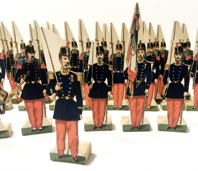 Petits Soldats de Strasbourg - Infanterie de Ligne 1872 - Planche Fischbach - Uniforme - 3eme Republique