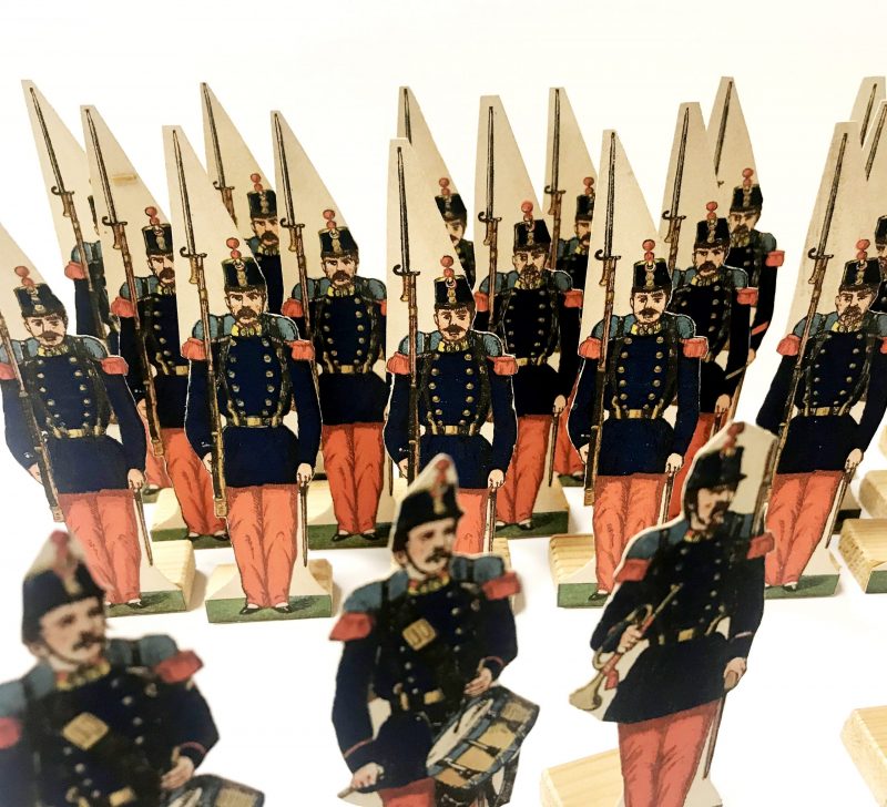 IMG_3267 Petits Soldats de Strasbourg - Infanterie de Ligne 1872 - Planche Fischbach - Uniforme - 3eme Republique