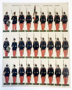 Infanterie_française_G. FISCHBACH_Planche 1_1872