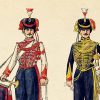 Dessin original - Planche Hector Large - Les Artilleurs - Uniforme - 1830/1880