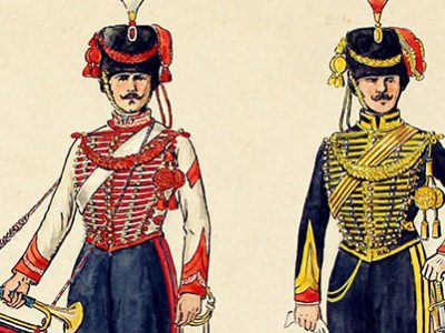 Dessin original - Planche Hector Large - Les Artilleurs - Uniforme - 1830/1880