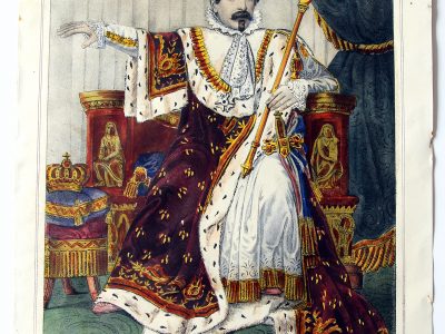 Imagerie - Napoleon III - Sacre - Empereur des Français - Gravure - Cérémonie - Second Empire