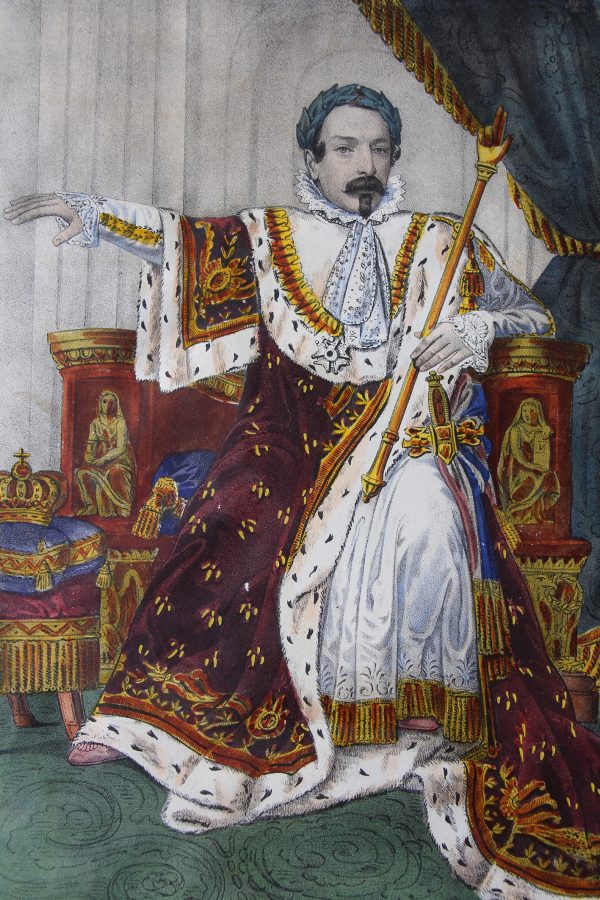 Imagerie - Napoleon III - Sacre - Empereur des Français - Gravure - Cérémonie - Second Empire